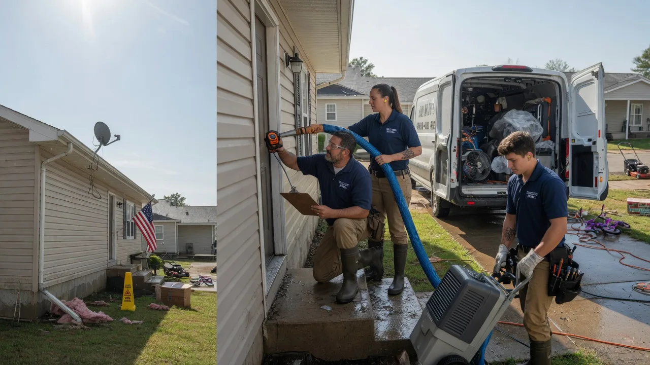 Ceiling Water Damage Restoration in Milford, DE near me